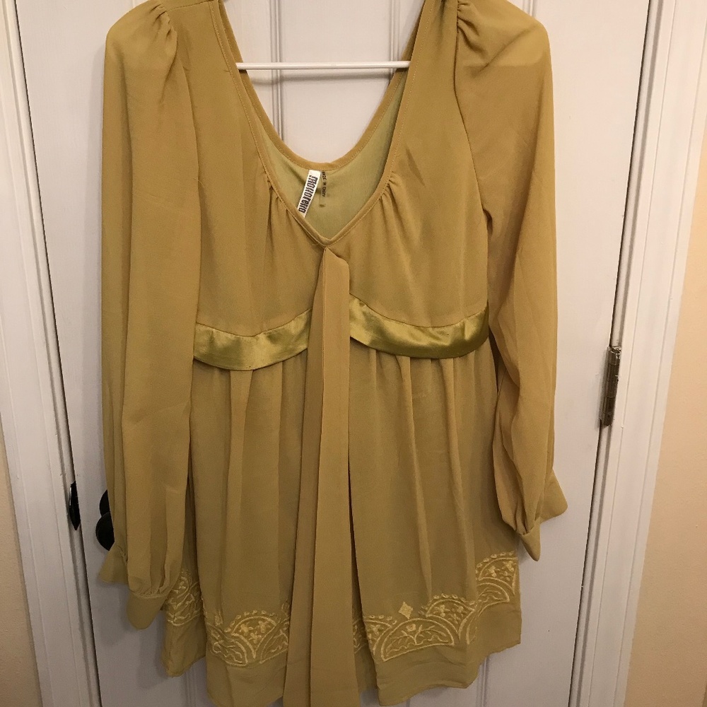 Anthropology Embroidered Blouse
